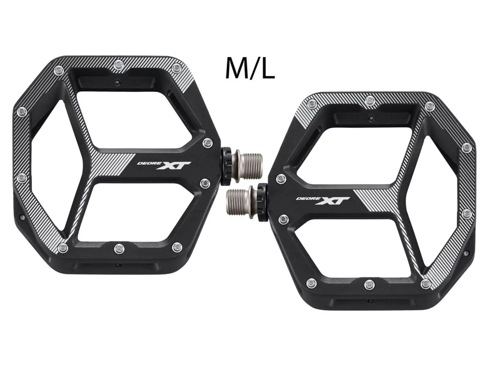 Shimano Deore XT PD-M8140 Flat pedals without reflectors