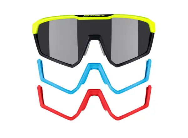 Force Apex glasses fluo-black/black lenses