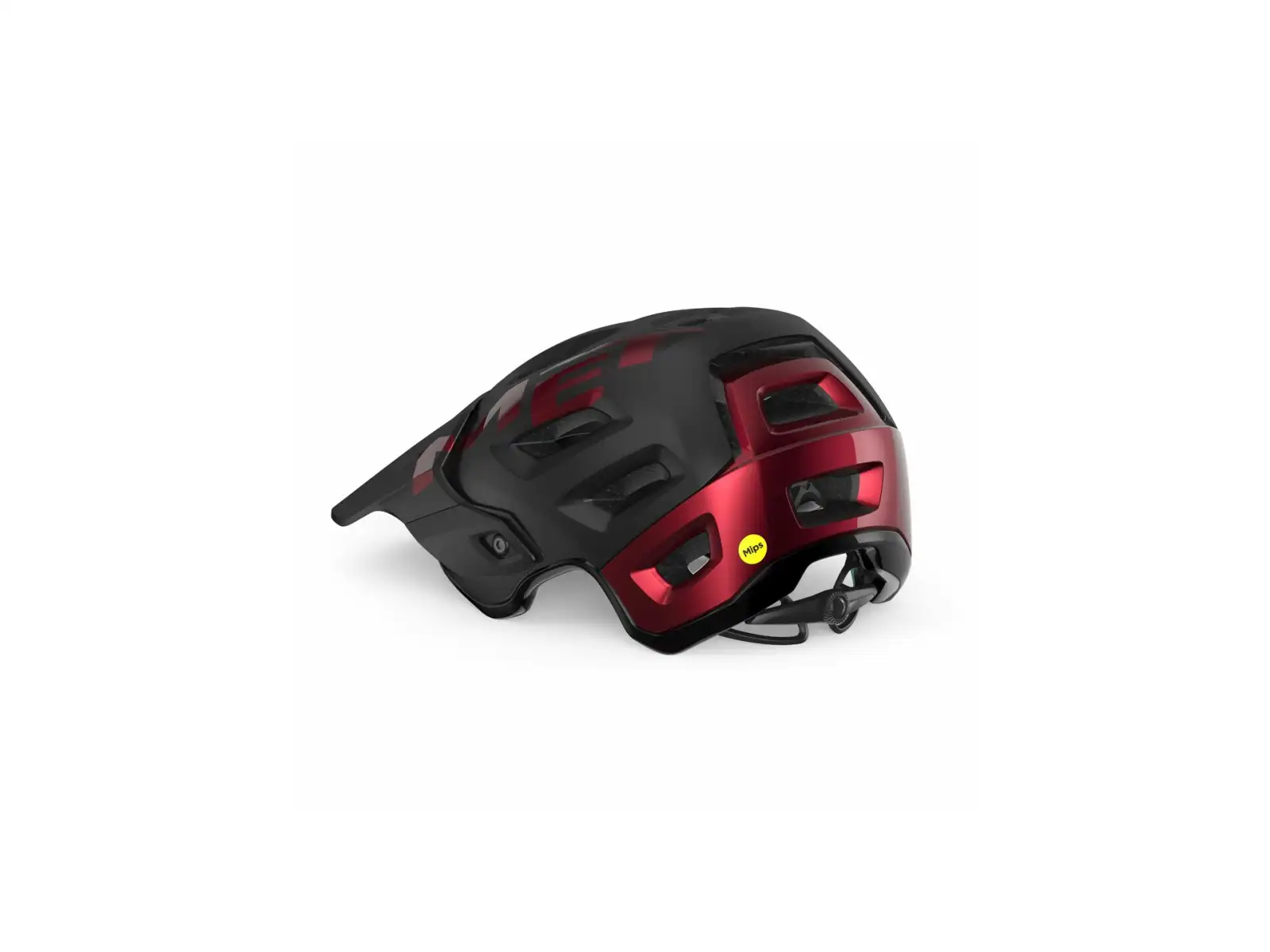 MET Roam MIPS helmet black/red metallic glossy