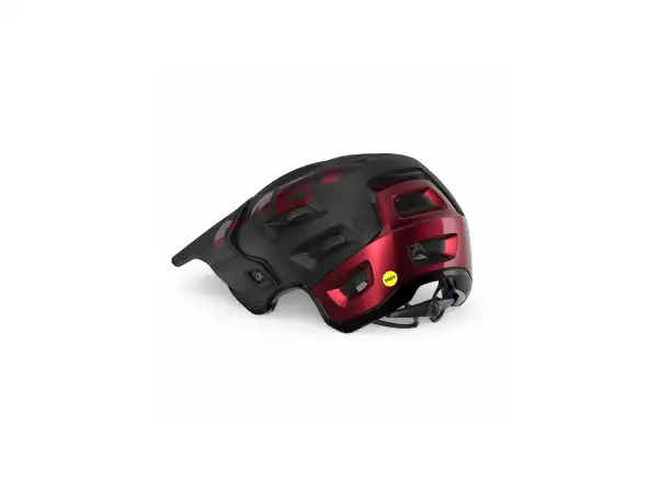 MET Roam MIPS helmet black/red metallic glossy