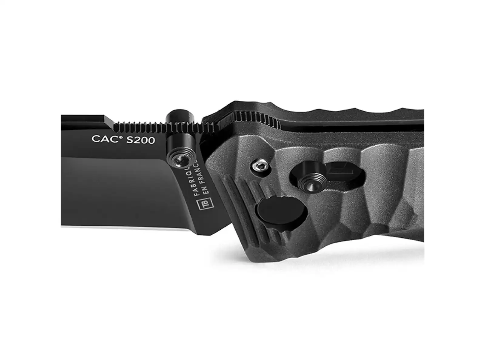 TB Outdoor CAC S200 French Army PA6 FV Knife texture black