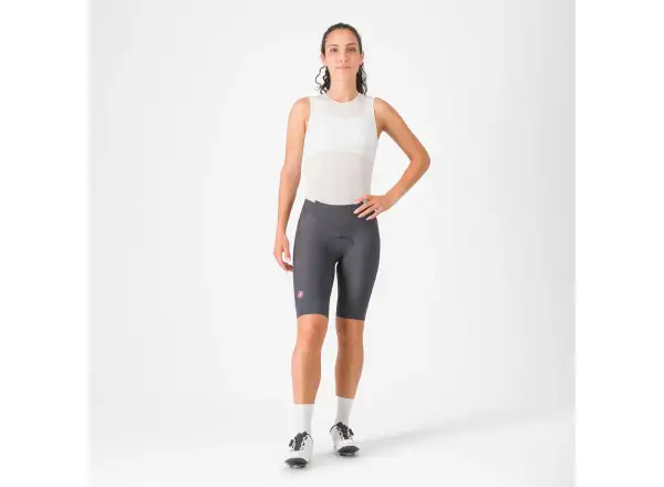Castelli Prima 2 women's padded shorts Dark Gray/Pool Blue