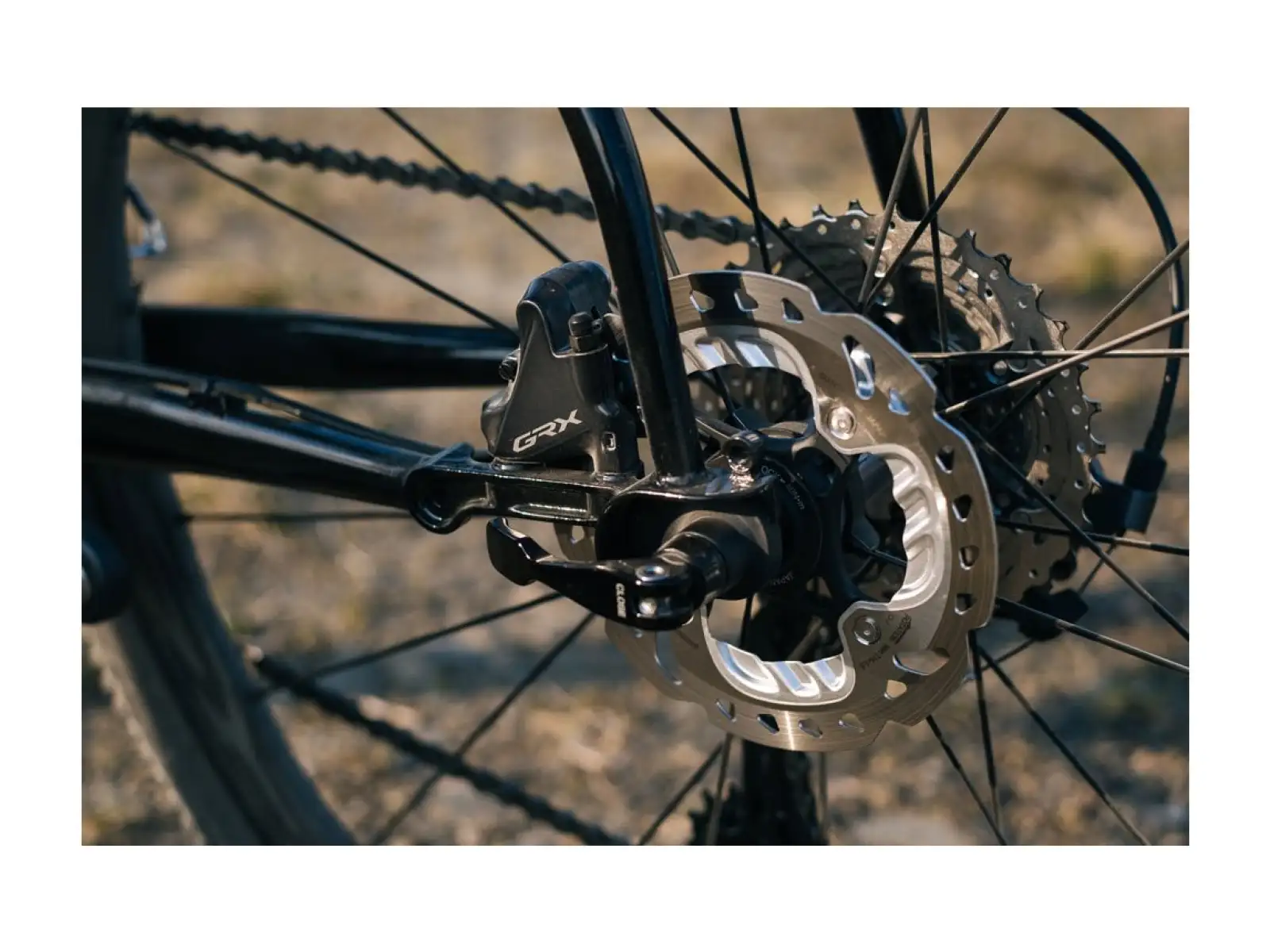 Shimano GRX ST-RX400 / BR-RX400 Rear Brake and 10-speed Shifter Flat Mount Polymer + Cooler