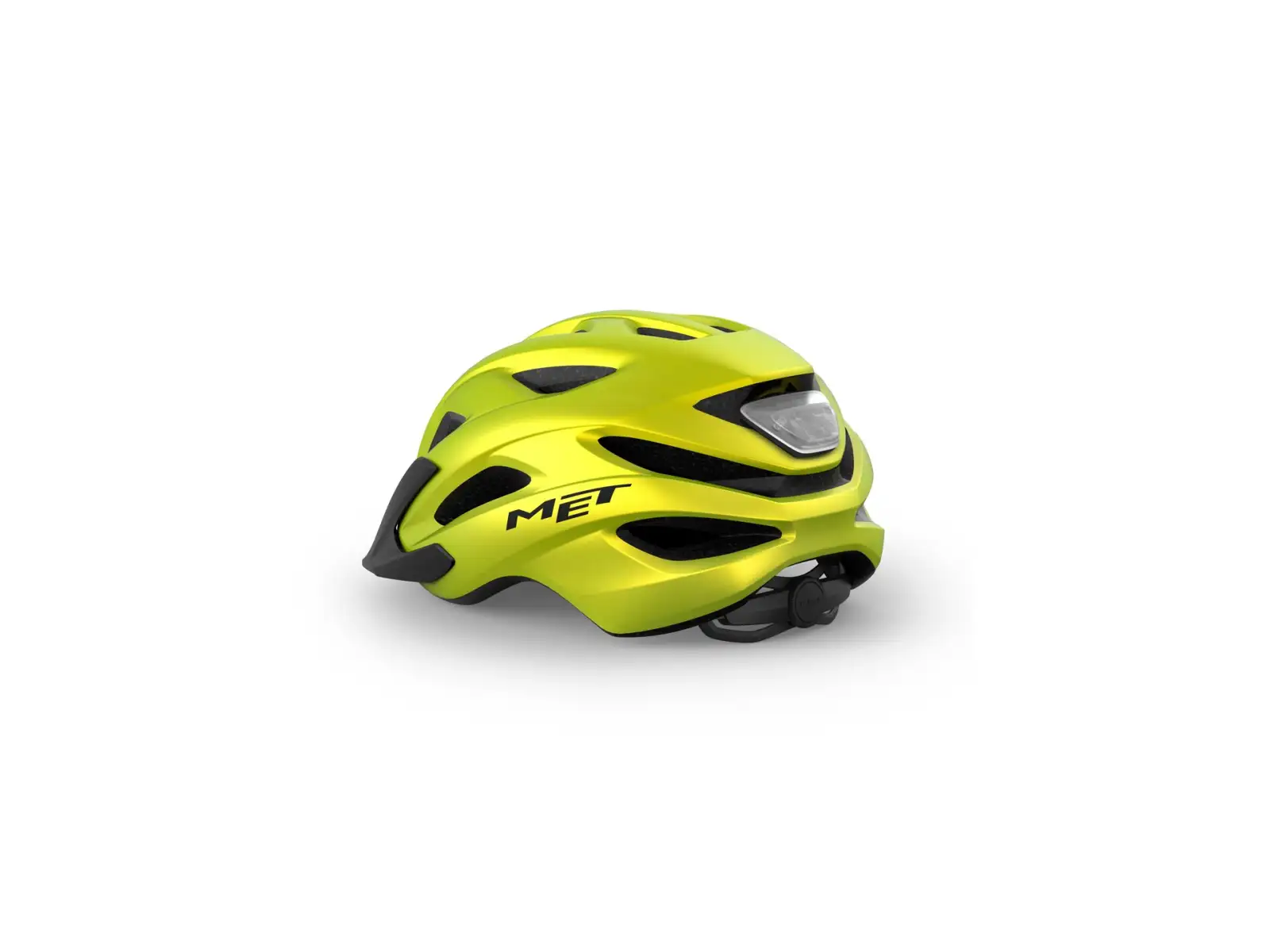 MET Crossover helmet yellow metallic