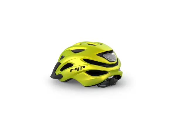 MET Crossover helmet yellow metallic