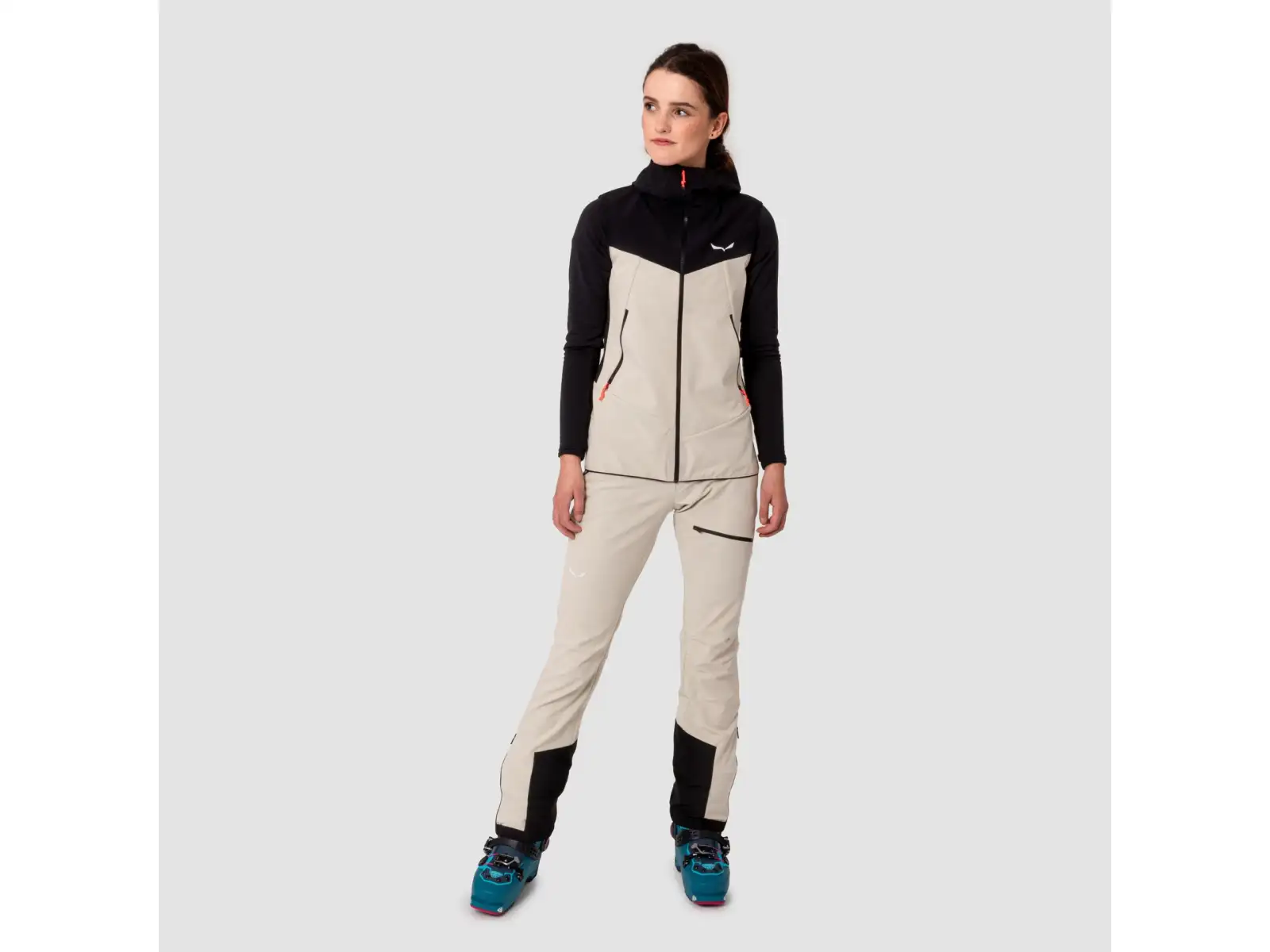Salewa Sella Durastretch Light women's pants Black Out