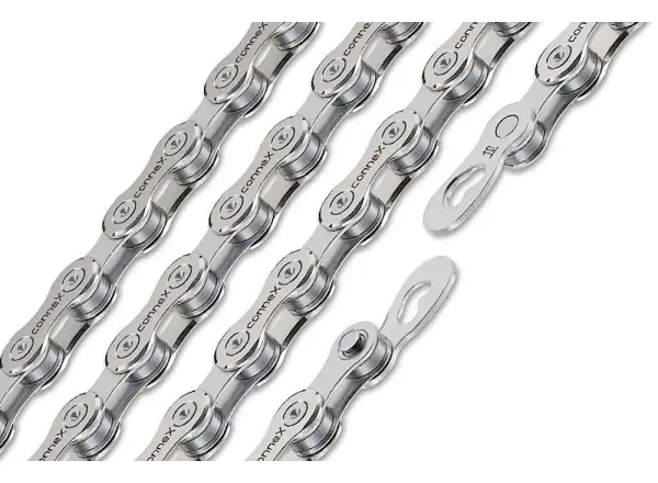 Connex 10sE silver chain for E-bike