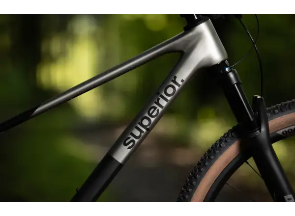 Superior XP 9.8 mountain bike Matte Carbon/Dark Chrome