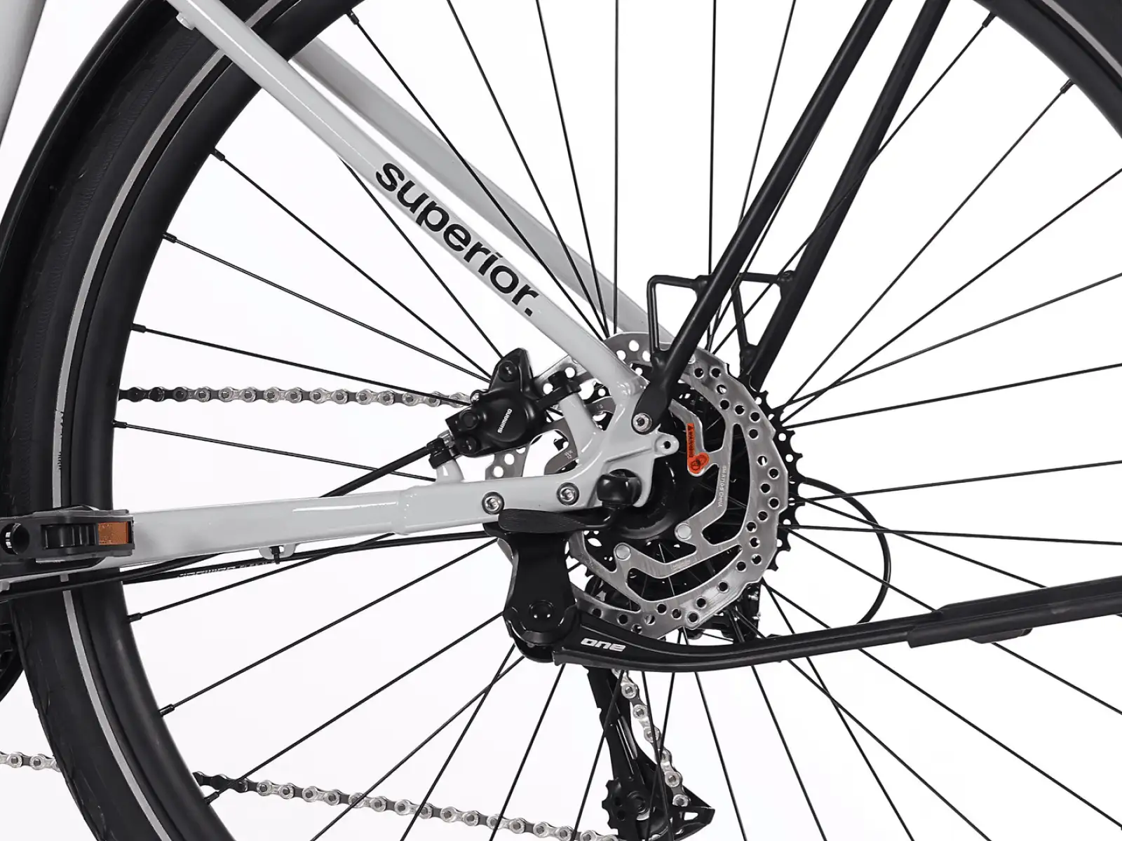 Superior Blox 6.2 T MS city bike Gloss Grey