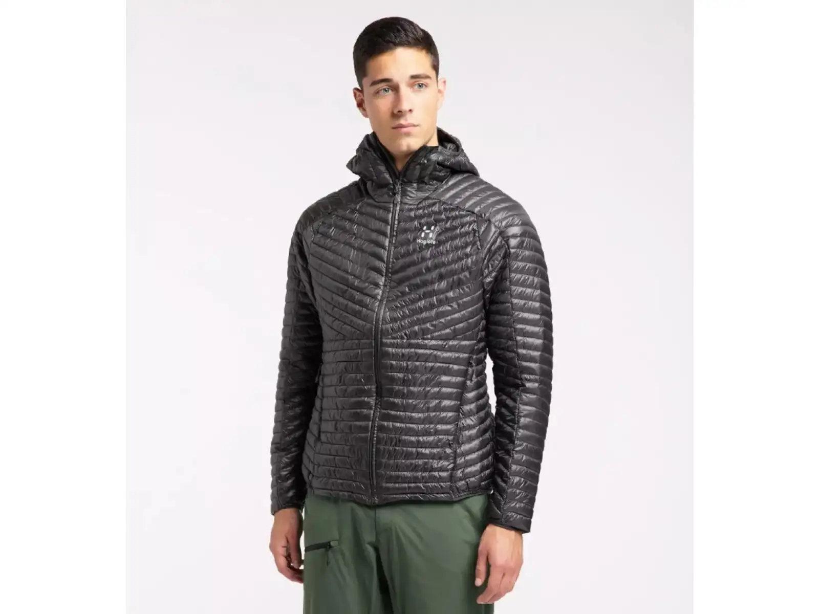 Haglöfs L.I.M Mimic hood men's jacket dark grey