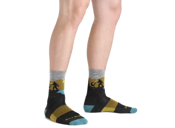 Darn Tough Close Encounters Micro Crew Midweight Cushion men's socks Charcoal