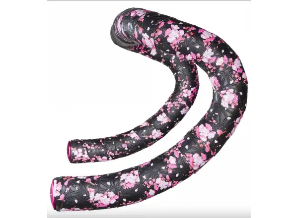 Supacaz Super Sticky Kush Classic handlebar tape Sakura/Pink plugs