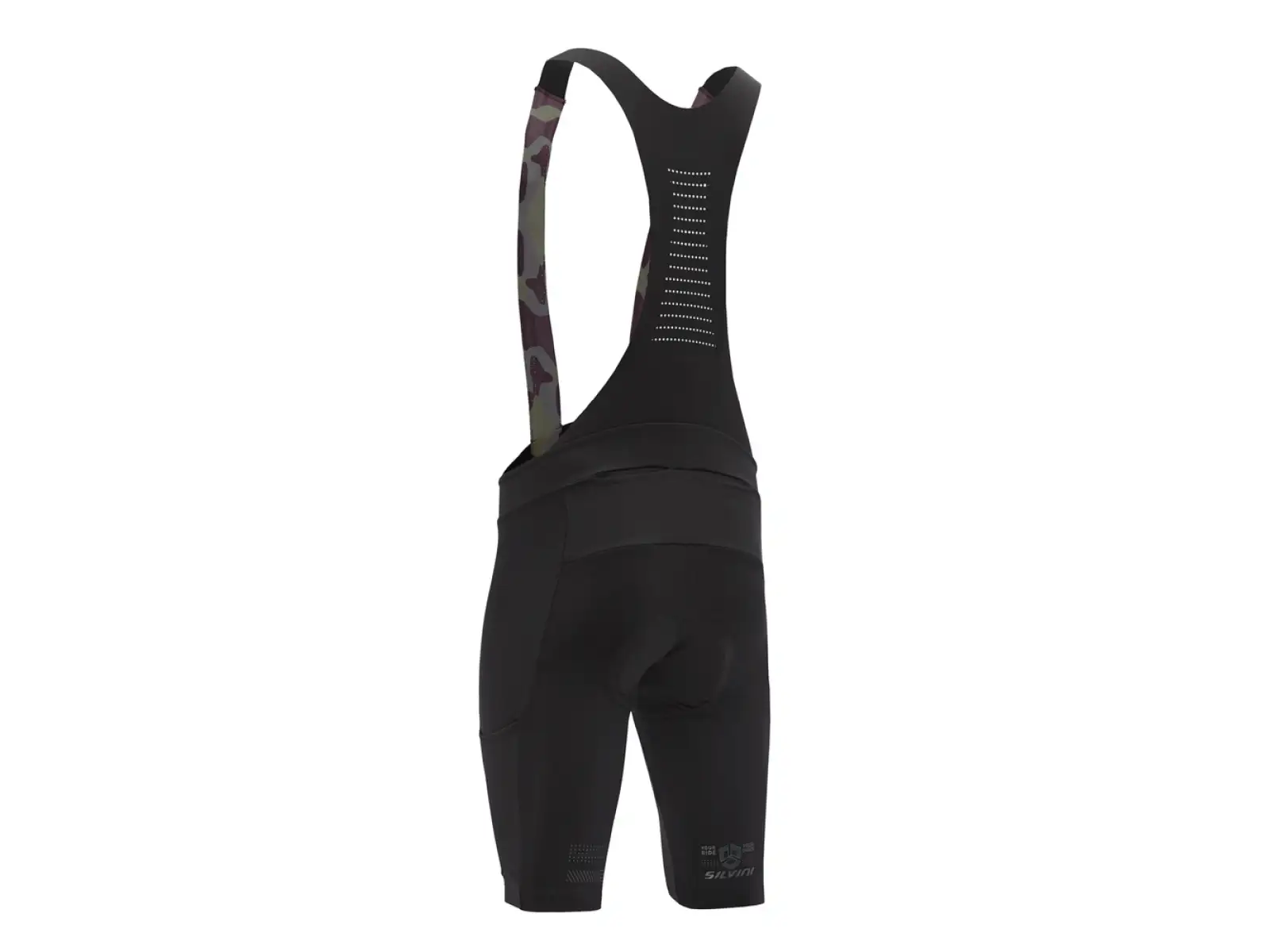 Silvini Salio shorts with pad and braces Black