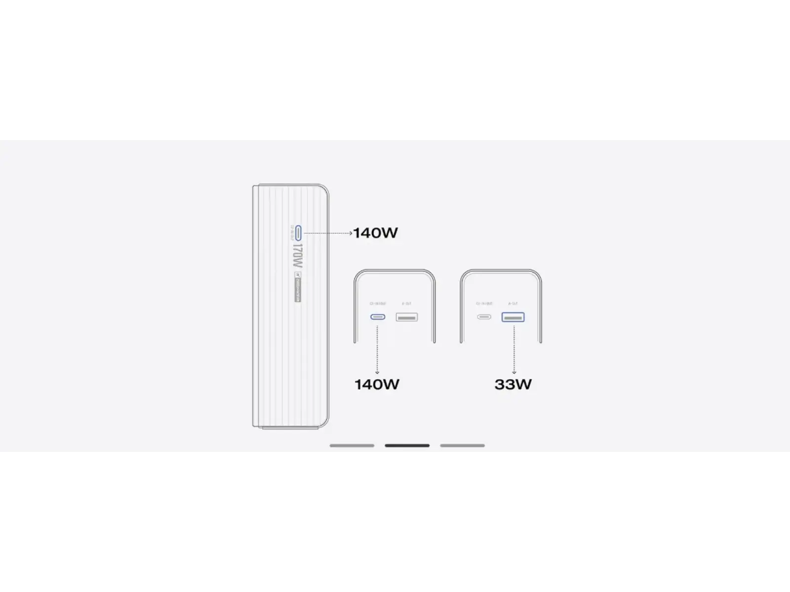 EcoFlow Rapid Power Bank (25000mAh,170W) - silver