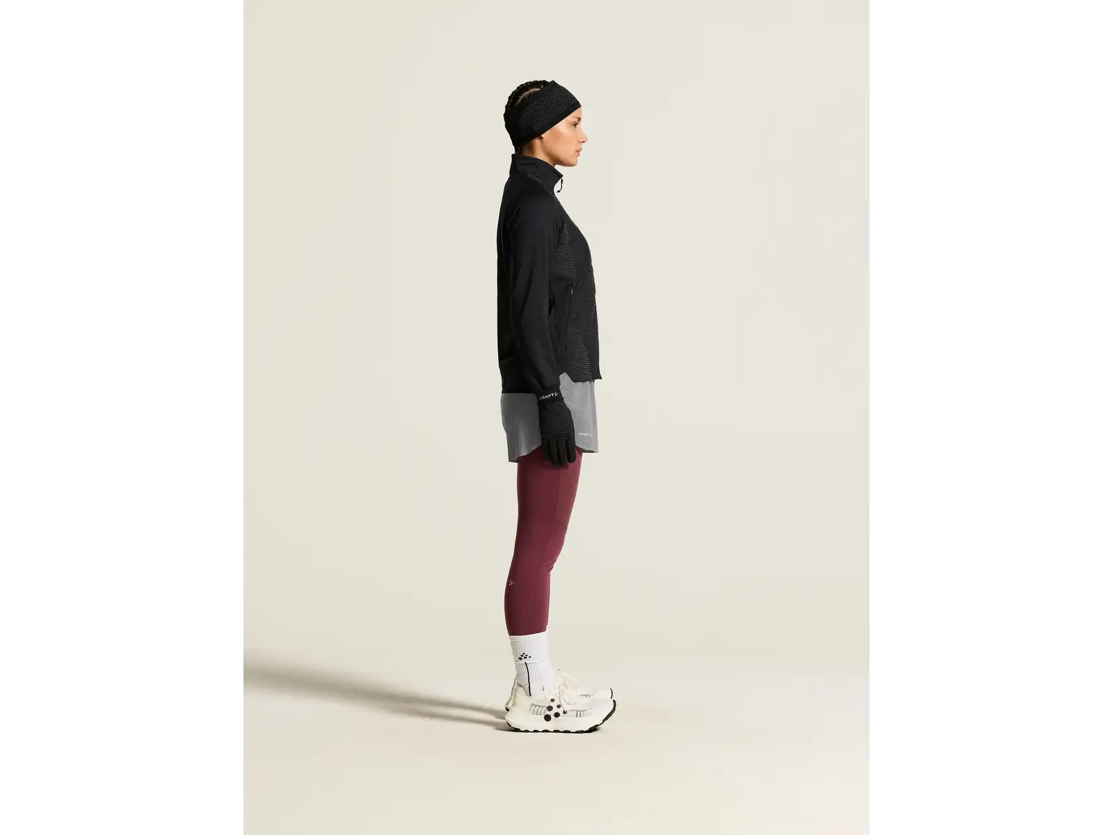 CRAFT SubZ Lumen women's running jacket black
