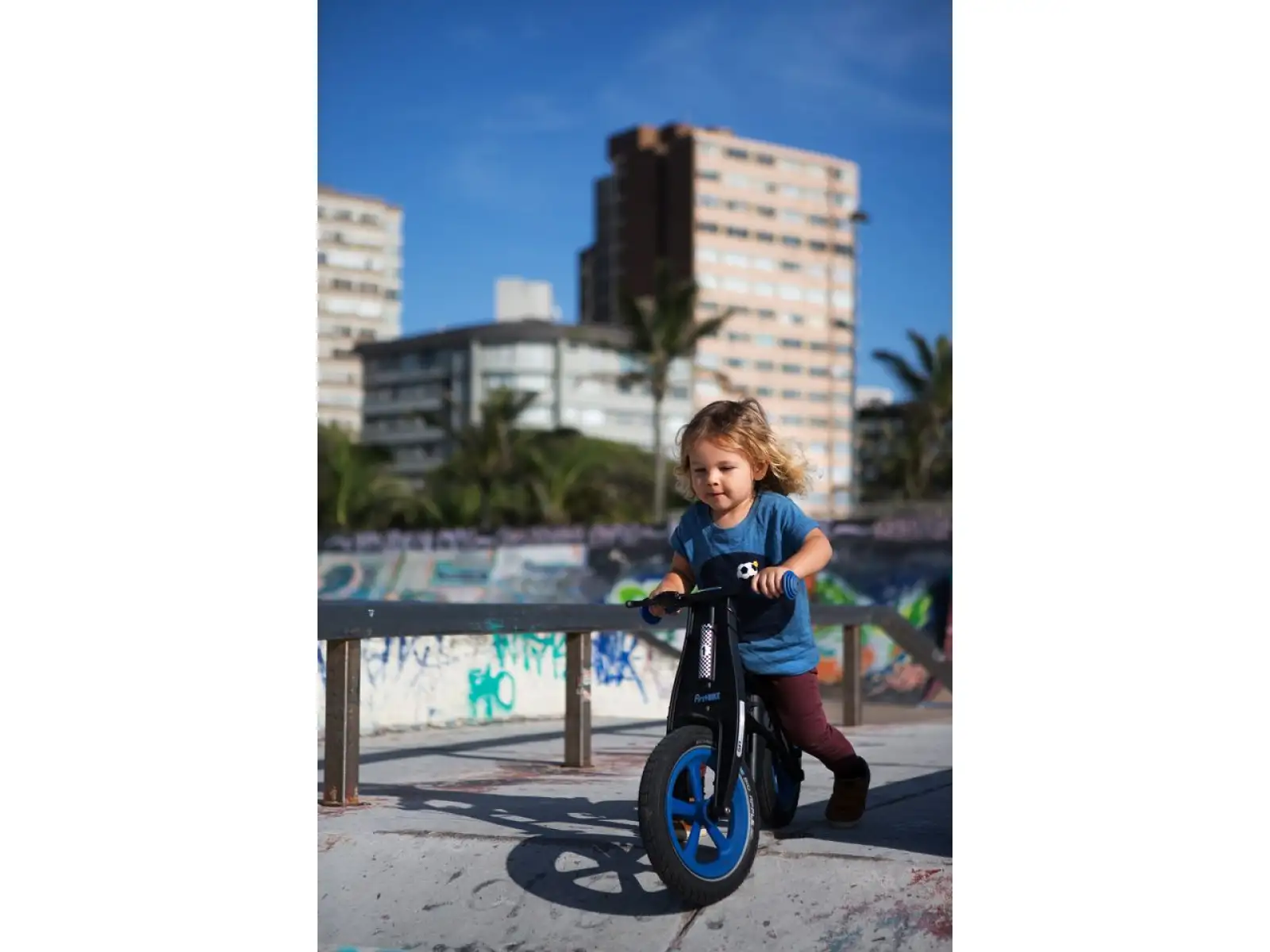 First Bike Street children's balance bike orange