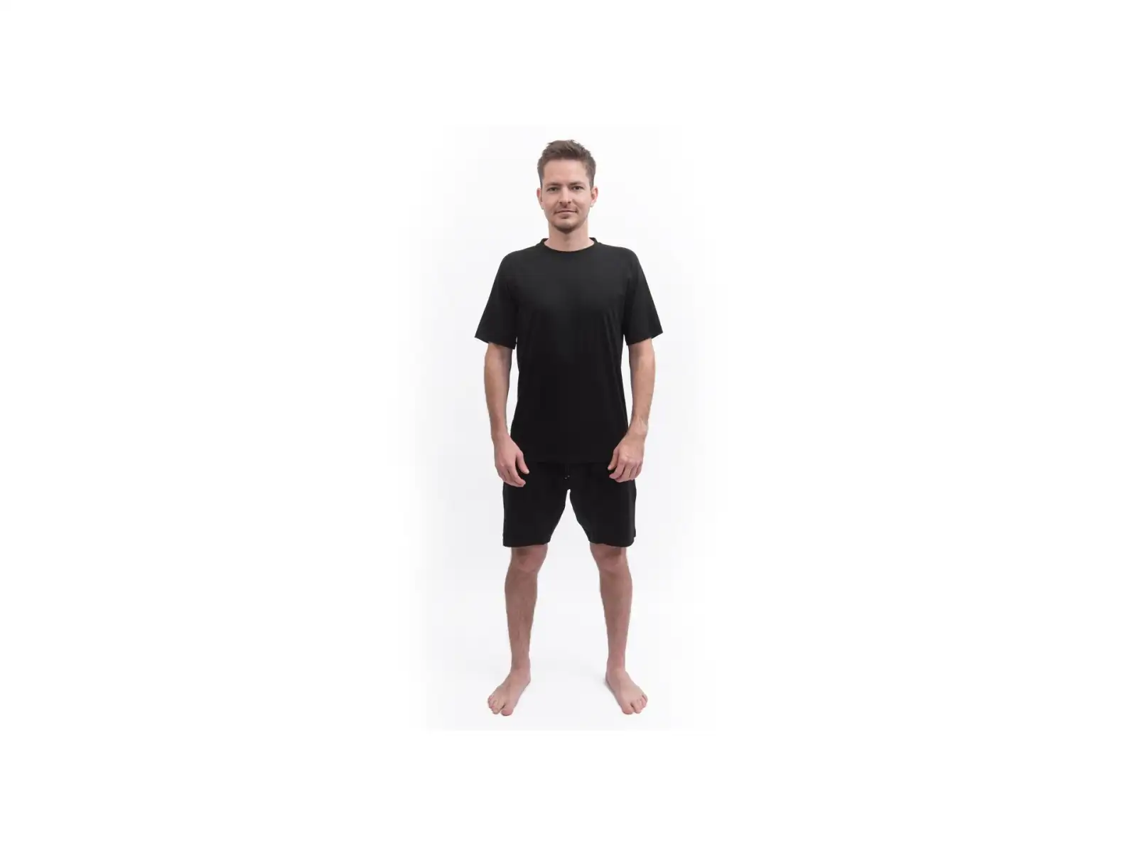 Sensor Merino Active No Logo men's T-shirt short sleeve black