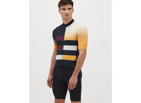 Silvini Mazzano men's jersey short sleeve black/yellow