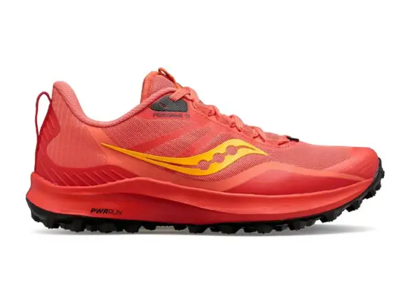 Saucony Peregrine 12 women's running shoes Coral/Redrock