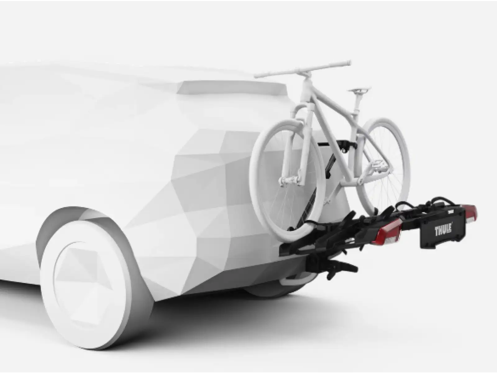 Thule OutPace carrier on towbar for 3 bicycles