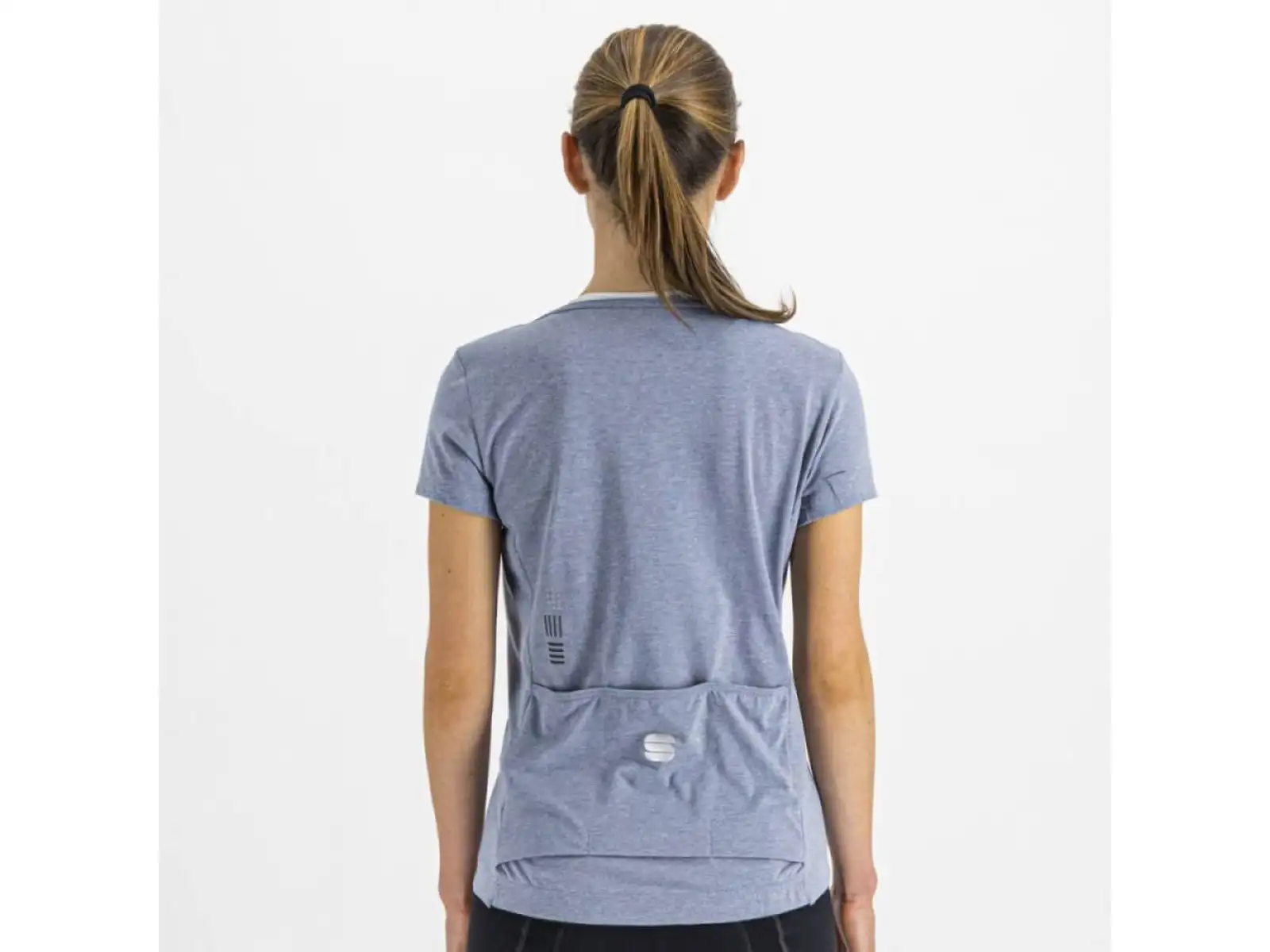 Sportful Giara women's short sleeve shirt blue sea
