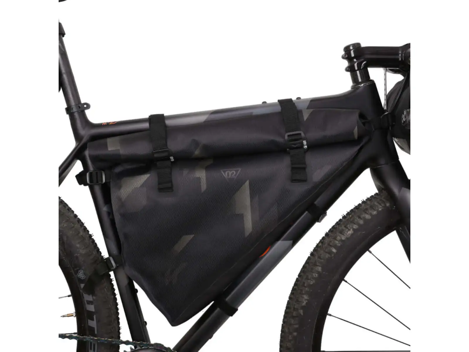 Woho X-Touring Dry frame bag 9 l Cyber-Camo Diamond black size M