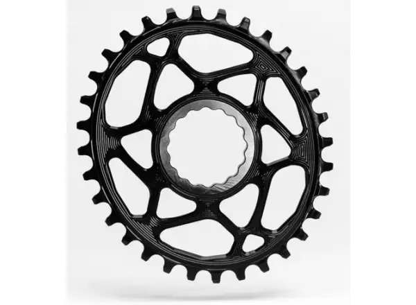 Absolute Black Race Face OVAL offset 6mm chainring 28T.