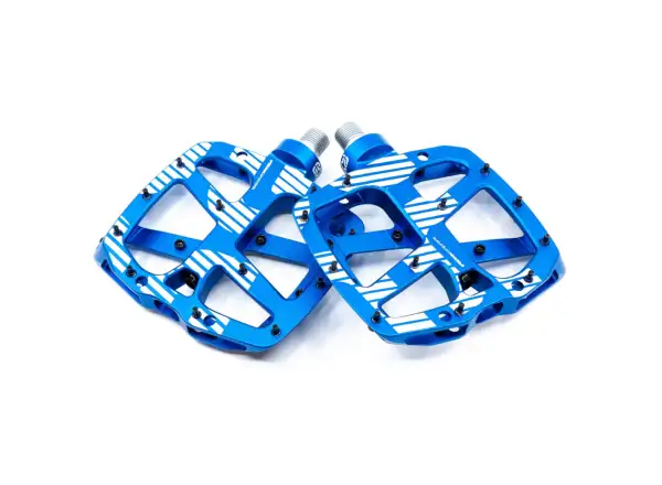 E-13 Plus platform pedals Blue