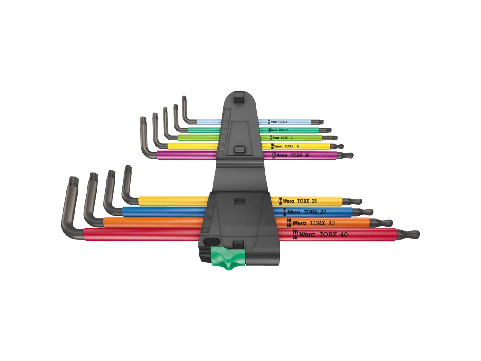 Wera 967/9 TX XL Multicolour 1 TORX L-keys long set 9 pcs