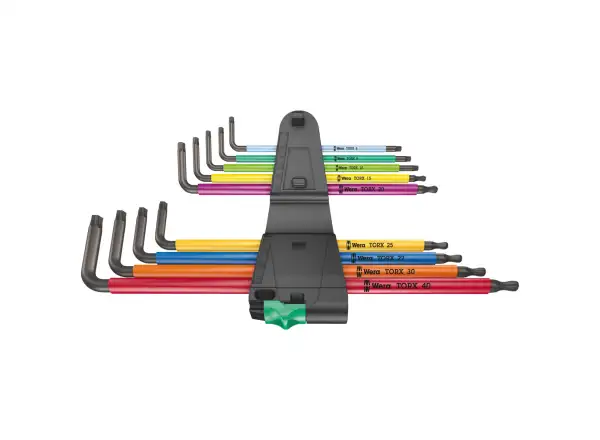 Wera 967/9 TX XL Multicolour 1 TORX L-keys long set 9 pcs