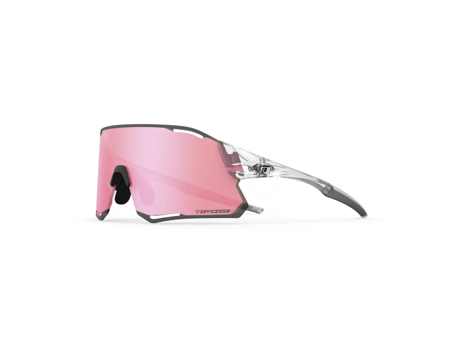 Tifosi Rail Race sport sunglasses Crystal Clear/Clarion Rose/Clear