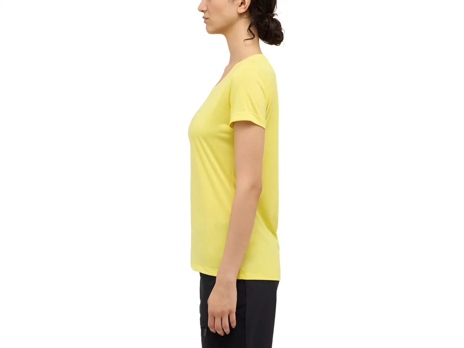 Haglöfs Ridge Hike women's T-shirt short sleeve yellow