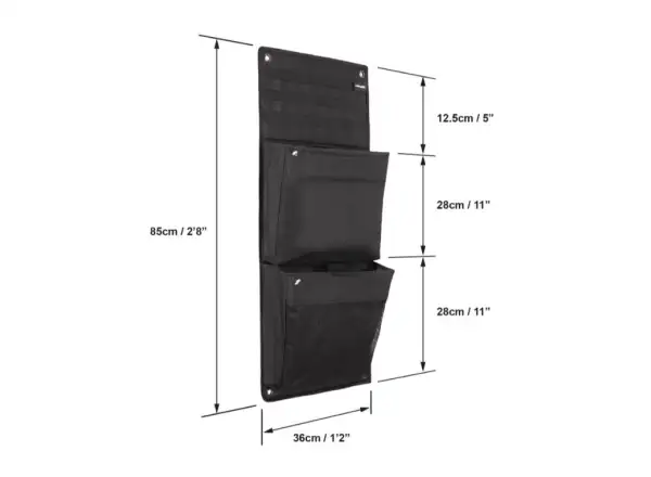 Hiplok organizer black