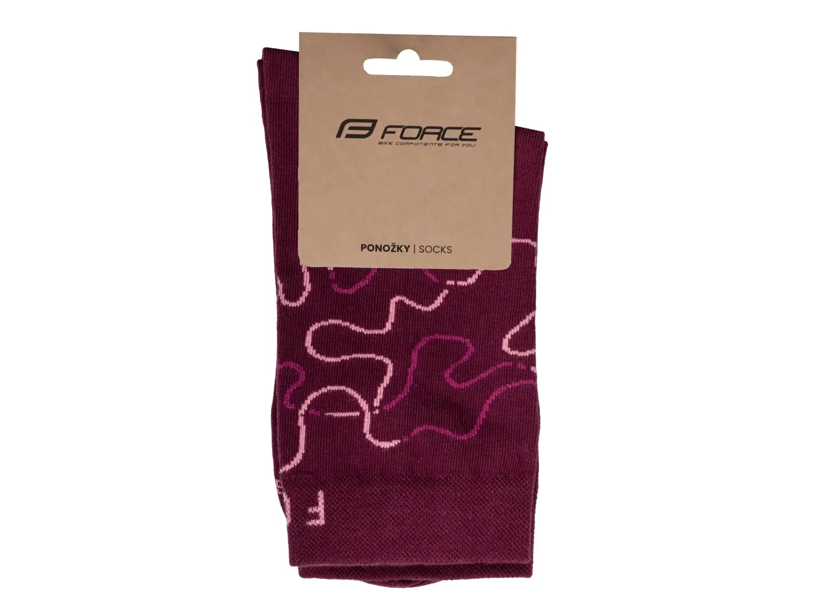 Force Livery cycling socks purple