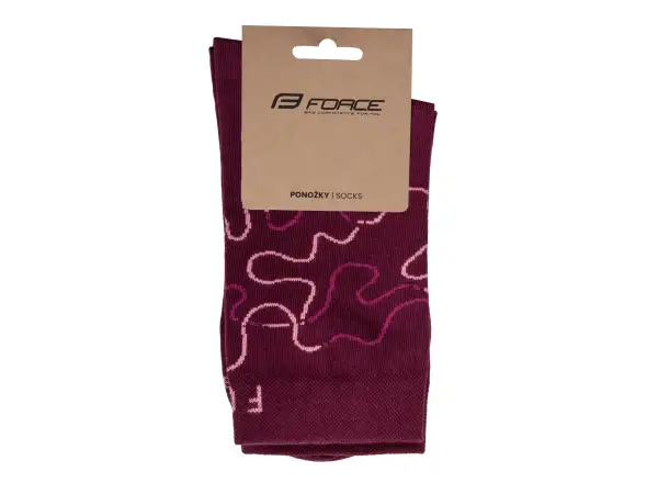 Force Livery cycling socks purple