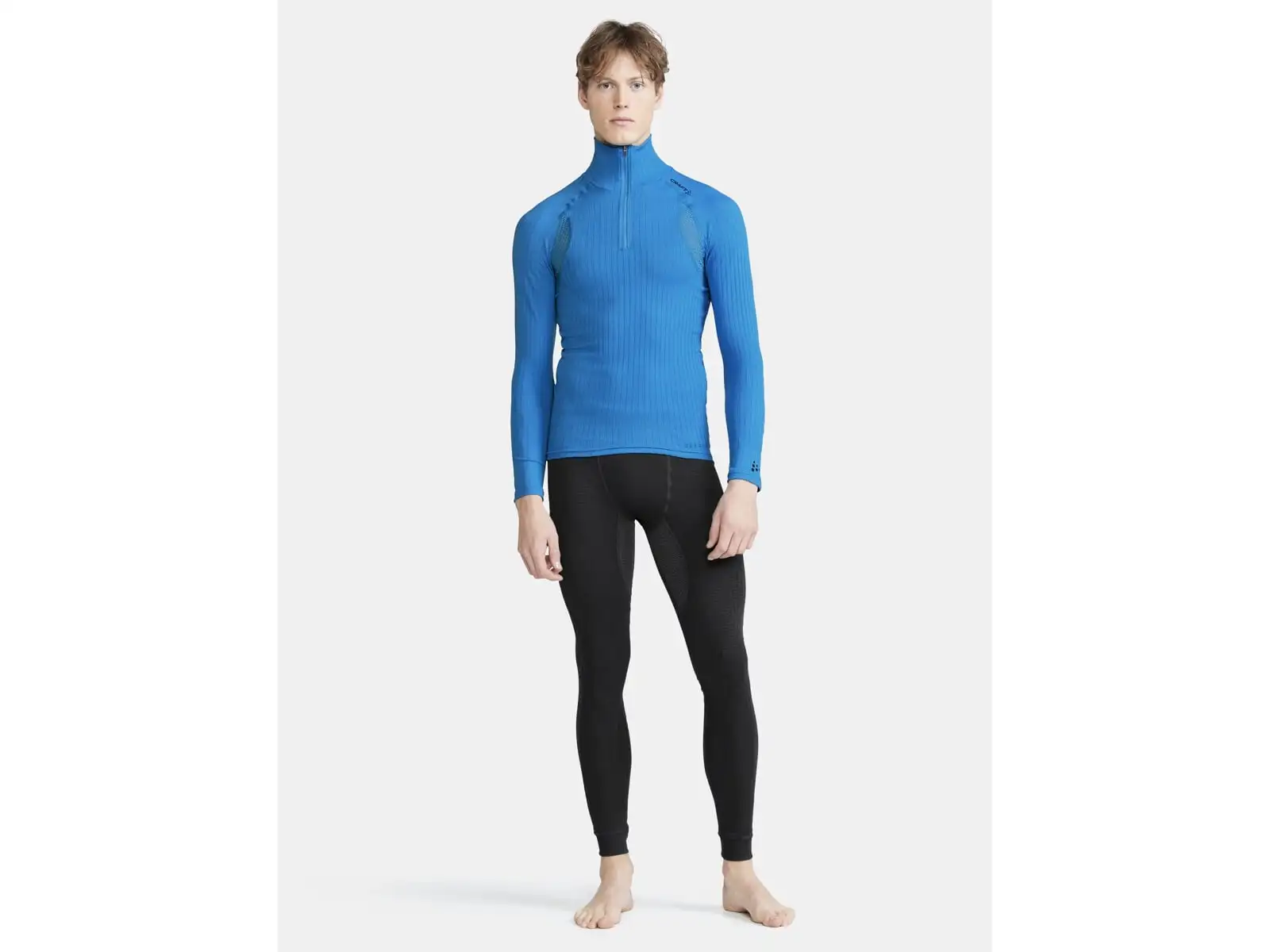 Craft Active Extreme X Zip men's long sleeve shirt blue