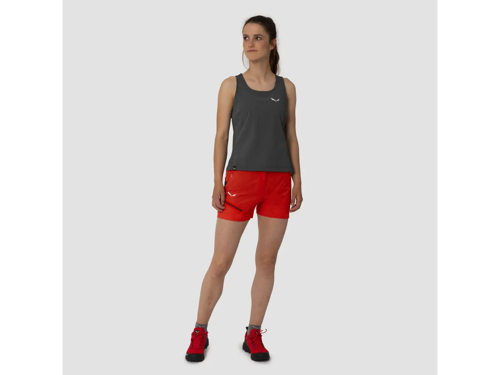 Salewa Pedroc PRO Durastretch Cargo women's shorts Flame