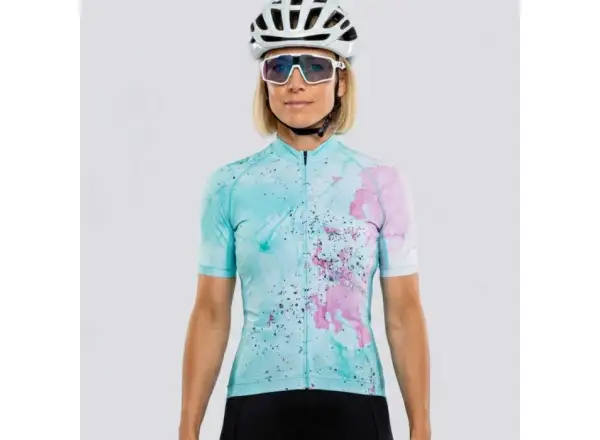 Silvini Calnia women's jersey short sleeve Cloud/Ocean