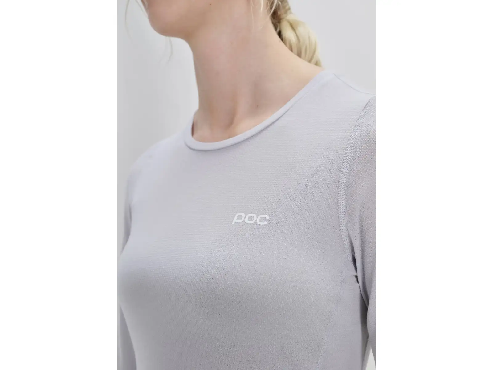 POC Layer Mid women's base layer shirt long sleeve Granite Grey