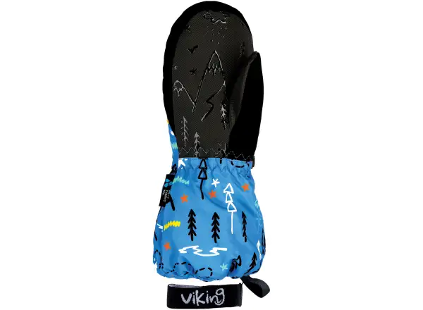 Viking Snoppy children's mittens Blue