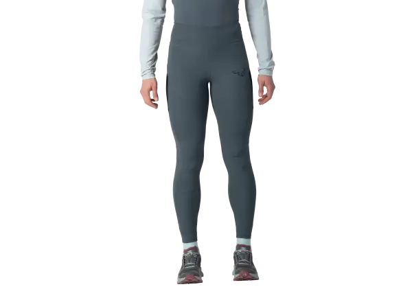 Dynafit Warm ultra women's running leggings Cinder/Black Out
