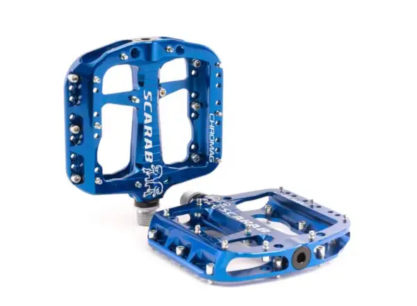 Chromag Scarab platform pedals blue