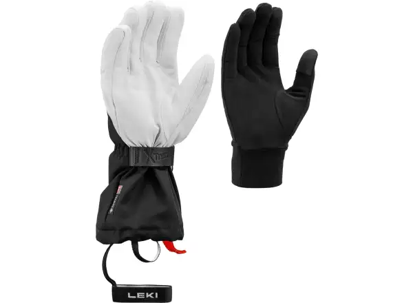 Leki Guide X-Treme alpine gloves Black/White