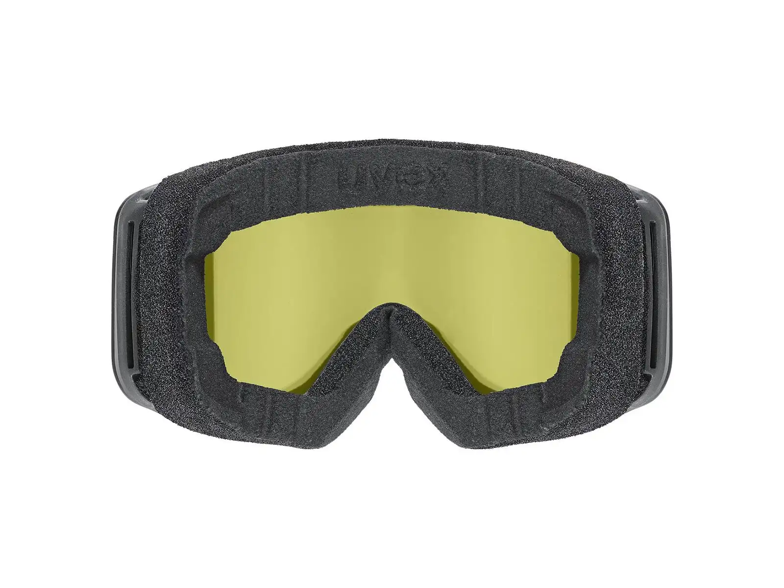 Uvex Pwdr Fm children's ski goggles Black Matt DL/Ruby On Green