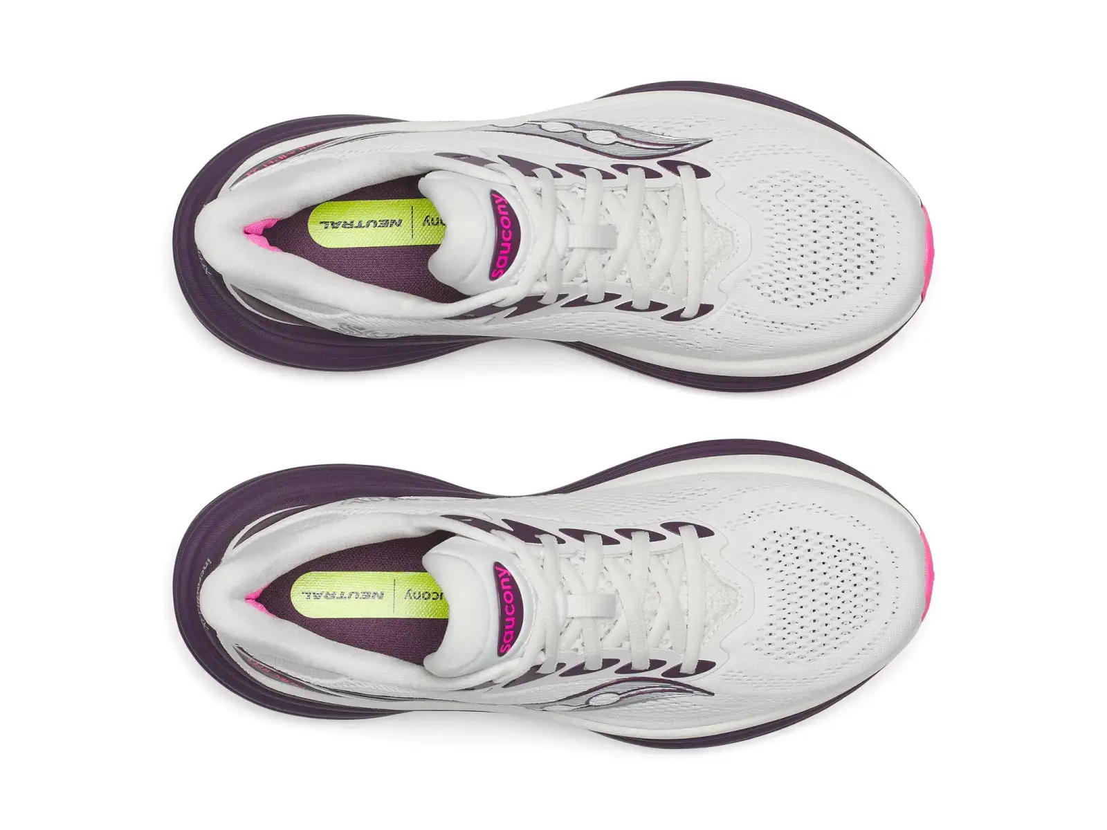 Saucony Triumph 24 women's running shoes Quartz/Eggplant