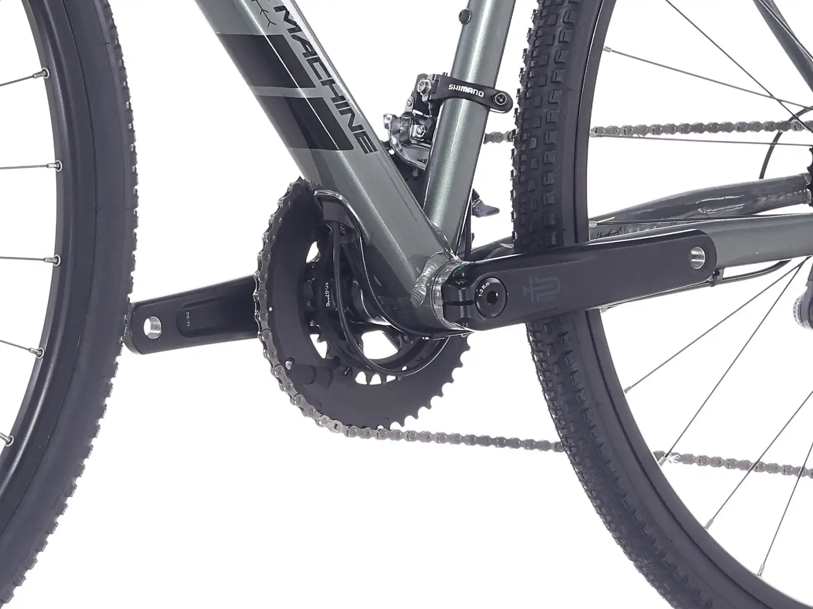 Rock Machine Lukk 40 gravel bike Gloss Granite Green