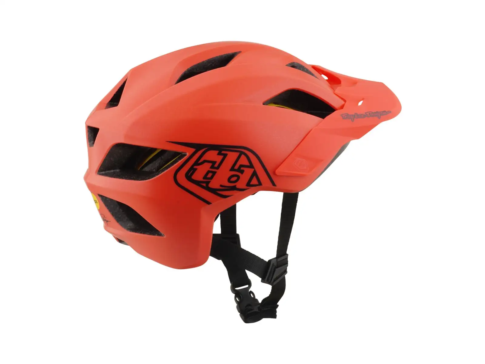 Troy Lee Designs Flowline Mips kids helmet Point Coral/Charcoal