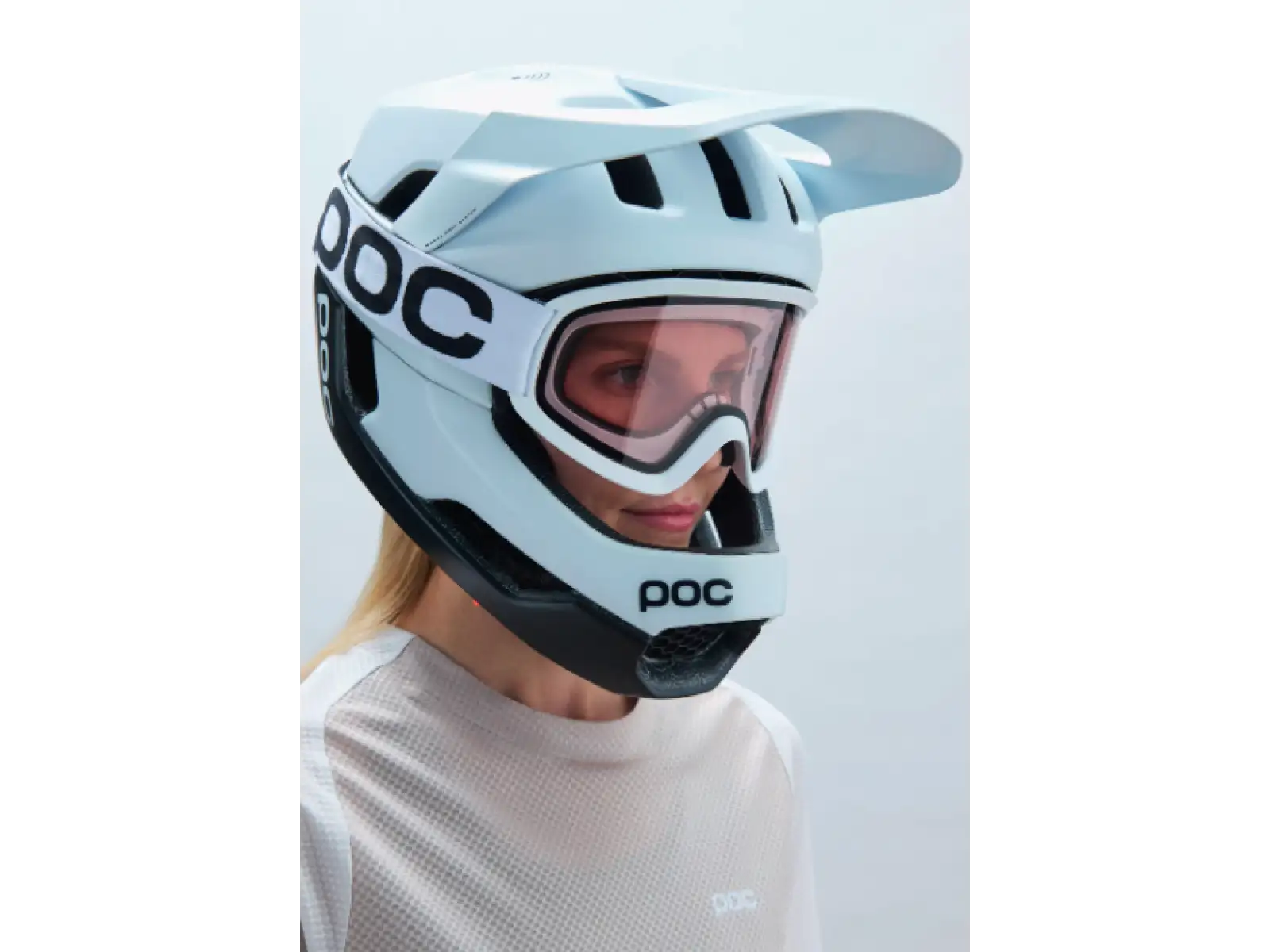 POC Ora downhill goggles Hydrogen White/Clarity Trail/Cloudy Brown