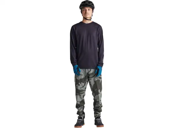 Troy Lee Designs Skyline men's jersey long sleeve Mono Black
