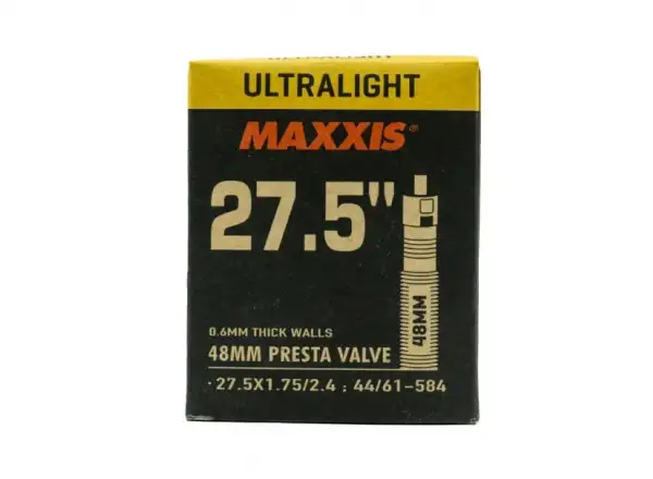Maxxis Ultralight 27.5x1.75-2.40" MTB tube gal. valve 48 mm